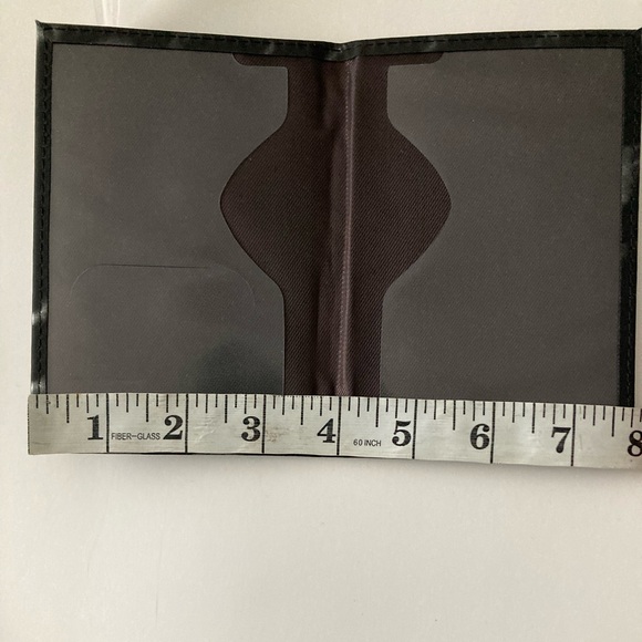 Marble look passport cover Black - Picture 2 of 7